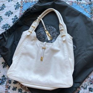 Vince Camuto white hobo bag